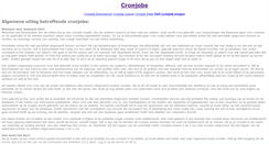 Desktop Screenshot of cronjob.nl